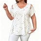 Women's Casual V-Neck Short Sleeve T-Shirt