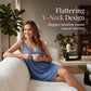Women's Lace V-Neck Nightdress Loose Modal Slip Sleepwear