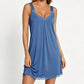 Women's Lace V-Neck Nightdress Loose Modal Slip Sleepwear