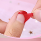 Wasbare make-upspeelset voor kinderen met draagbaar roze handtasje