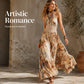Women Halter Neck Boho Maxi Dress
