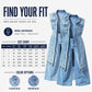 Dames mouwloze denim giletjurk met hoge split lange spijkerjas