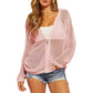 Airy Zip Knit Cardigan