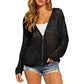Airy Zip Knit Cardigan