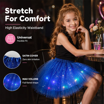 ✨💃 50% KORTING! Stop met het zoeken naar de perfecte feestoutfit! Deze LED-paillettenrok laat jou en je dochter stralen als nooit tevoren – één klik, en je steelt de spotlight op elk feest.