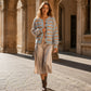 Versatile Striped Cardigan