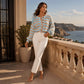 Versatile Striped Cardigan