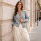 Versatile Striped Cardigan