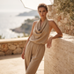 🌿 Dames Halternek Wijdbeense Jumpsuit | Zomerse Stijl ✨