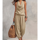 🌿 Dames Halternek Wijdbeense Jumpsuit | Zomerse Stijl ✨