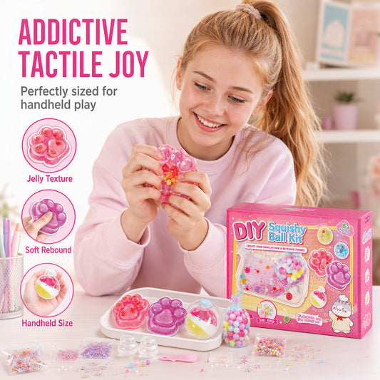 🐱💖 49% KORTING! DIY Katten Squishy Kit – Zelf Maken, Knijpen & Spelen | Creatief Bezig Zijn Zonder Scherm ✨