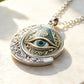Vintage All Seeing Eye Pendant Necklace