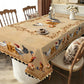 🎉 2026 SALE 50% OFF! 🐓 Vintage Farmhouse Chicken Pattern Tablecloth – HD Prints Stay Bold, Scalloped Edges Add Charm! ✨