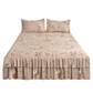 ✨3-delige bedrokset met bloemenprint en ruches