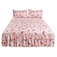 ✨3-delige bedrokset met bloemenprint en ruches
