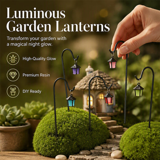 🌿✨ 50% KORTING! Lichtgevende Retro Lantaarn Plantensteun — Tuin & DIY Decoratie 🌙