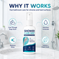 🚿Nooit meer een verstopte douchekop! Deze ontkalkerspray lost kalk en mineralen in seconden op – spuiten, inwerken, afvegen. Je douche glanst weer als nieuw!