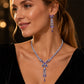 Elegante Vlinder Ketting en Oorbellen Set