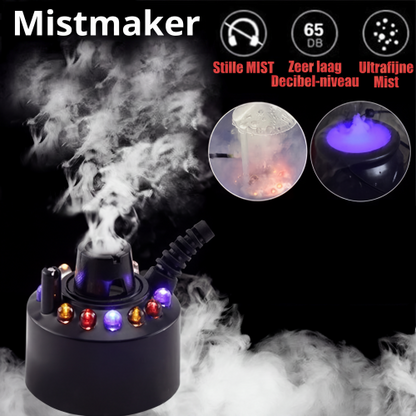 🎃 Nu 50% korting! 👻 Ultrasone vernevelaar – 12 LED-kleuren, veilige 24V & chemievrije nevel – Perfect voor Halloween & decoratie 🌫️