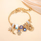 Hemelse bedelarmband met zon en maan