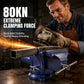 ⚙️ Bankschroef met Grote Opening – Nodulair Gietijzer – Klemkracht 80 kN & 360° Draaibaar voor Metaalbewerking & Verspaning 🛠️