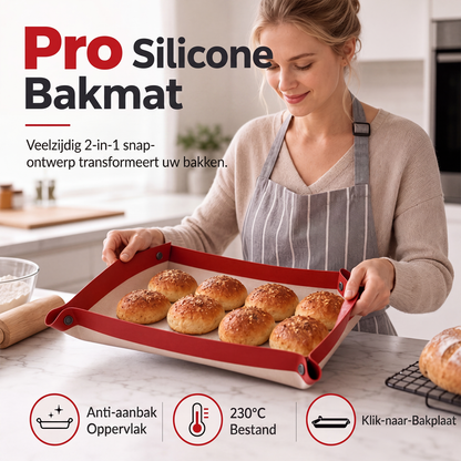 Herbruikbare anti-aanbak siliconen bakmat