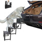 🐕 -50% ! 🚗 Opvouwbare Antislip Hondentrap voor in de Auto – Antislip Stof – 2 of 4 Treden – Zwart/Grijs/Blauw – Stevig Ondersteuning voor Alle Maten 🐾