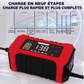 🔋⚡ Slimme Auto Acculader 12V 6A – 9 Stappen & Impulsreparatie – LCD Kleurendisplay voor Loodzuur Accu's 🚗