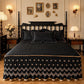 🛏️Gewatteerde Ademende Bedrok – Polyester – 45 cm Val & Elastische Hoekbanden voor Bed & Opbergruimte Onder het Bed – 5 Kleuren 🎨