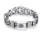 💿 FLASH SALE: 50% KORTING! 🕉️ Retro Mantra Armband voor Heren – Zes Gegraveerde Lettergrepen & Vintage Zilveren Afwerking – Spirituele Stijl ✨