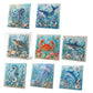 ❄️Zomerfresh 50% Korting!🐚3D Ocean Parelkunst DIY-Pakket – Glanzend Schilderpakket met Zeeleven, Parels en Reliëftextuur