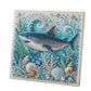 ❄️Zomerfresh 50% Korting!🐚3D Ocean Parelkunst DIY-Pakket – Glanzend Schilderpakket met Zeeleven, Parels en Reliëftextuur