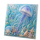 ❄️Zomerfresh 50% Korting!🐚3D Ocean Parelkunst DIY-Pakket – Glanzend Schilderpakket met Zeeleven, Parels en Reliëftextuur