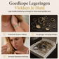 Retro hangerketting met kruisbeeld van de Maagd Maria in goudkleur, met kralen Y-ketting