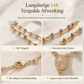 Retro hangerketting met kruisbeeld van de Maagd Maria in goudkleur, met kralen Y-ketting