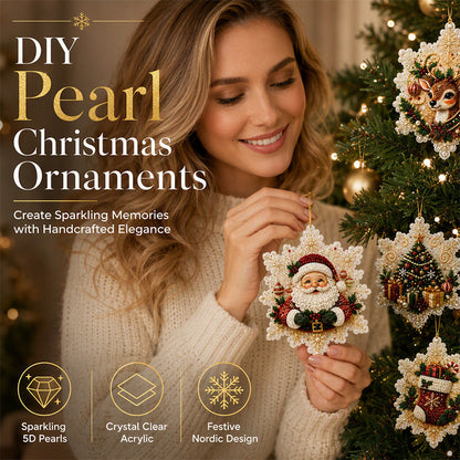 🎄 5D DIY kerstbal – fonkelende parels & acryl, 3D-gloed, eenvoudig te maken. Perfect voor boom, raam & cadeau! ✨🎁