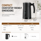☕ NU 50% KORTING! 🥛 Elektrische Melkopschuimer – Warm & Koud Schuim, Magnetische Klopper & Cafékwaliteit – 400W voor Lattes & Cappuccino's 🍶