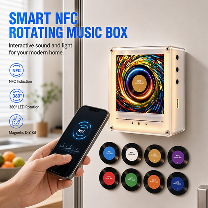 🎄🎶 Magnetische Muziekdoos voor de Koelkast – Een Origineel Kerstcadeau met NFC | 60% Korting