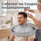 🧹 Stop met eindeloos haren vegen! Dé knipcape met haaropvang – flexibele rand vangt elke pluk, waterproof en geschikt voor het hele gezin.