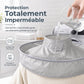 🧹 Stop met eindeloos haren vegen! Dé knipcape met haaropvang – flexibele rand vangt elke pluk, waterproof en geschikt voor het hele gezin.