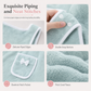 🛁Soft Thick Coral Fleece Bath Wrap Skirt | Highly Absorbent Wearable Towel with Pocket & Bow