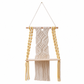 ⏳🔥 TIJDELIJKE KORTING VAN 50%! ⏰ Bohemian handgeweven zwevende plank – handgemaakte Boho wanddecoratie | geen zichtbare beugels, stevig en uniek | perfect voor de woonkamer en slaapkamer🌿