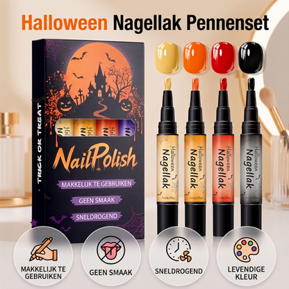 Snel drogende Halloween-nagelstiften set