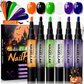 Snel drogende Halloween-nagelstiften set