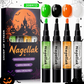 Snel drogende Halloween-nagelstiften set