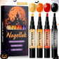 Snel drogende Halloween-nagelstiften set