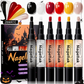Snel drogende Halloween-nagelstiften set