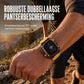 Geïntegreerde smartwatch-band met beschermhoes Kleurblokkerende doorschijnende sportband voor 40 mm 41 mm 42 mm 44 mm 45 mm 46 mm 49 mm