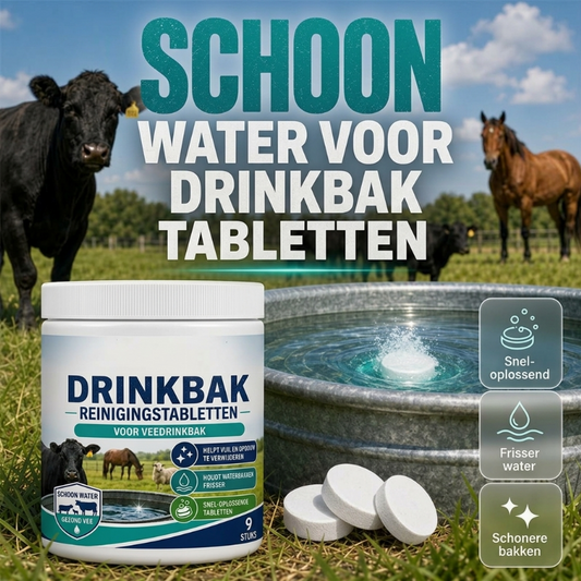 🔥Sneloplossende Reinigingstabletten voor Veewaterreservoirs – Eenvoudige & Efficiënte Reiniging