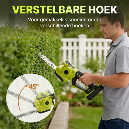 2-in-1 Draadloze Heggenschaar & Grasschaar